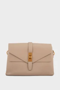 Beige Crossbody Shoulder Bag for Women