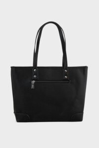 Black Tote Handbag for Women - Image 3