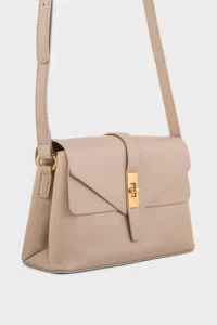 Beige Crossbody Shoulder Bag for Women - Image 3
