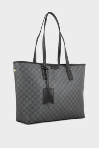 Grey Tote Handbag for Women - Image 2