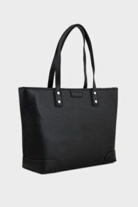 Black Tote Handbag for Women - Image 2